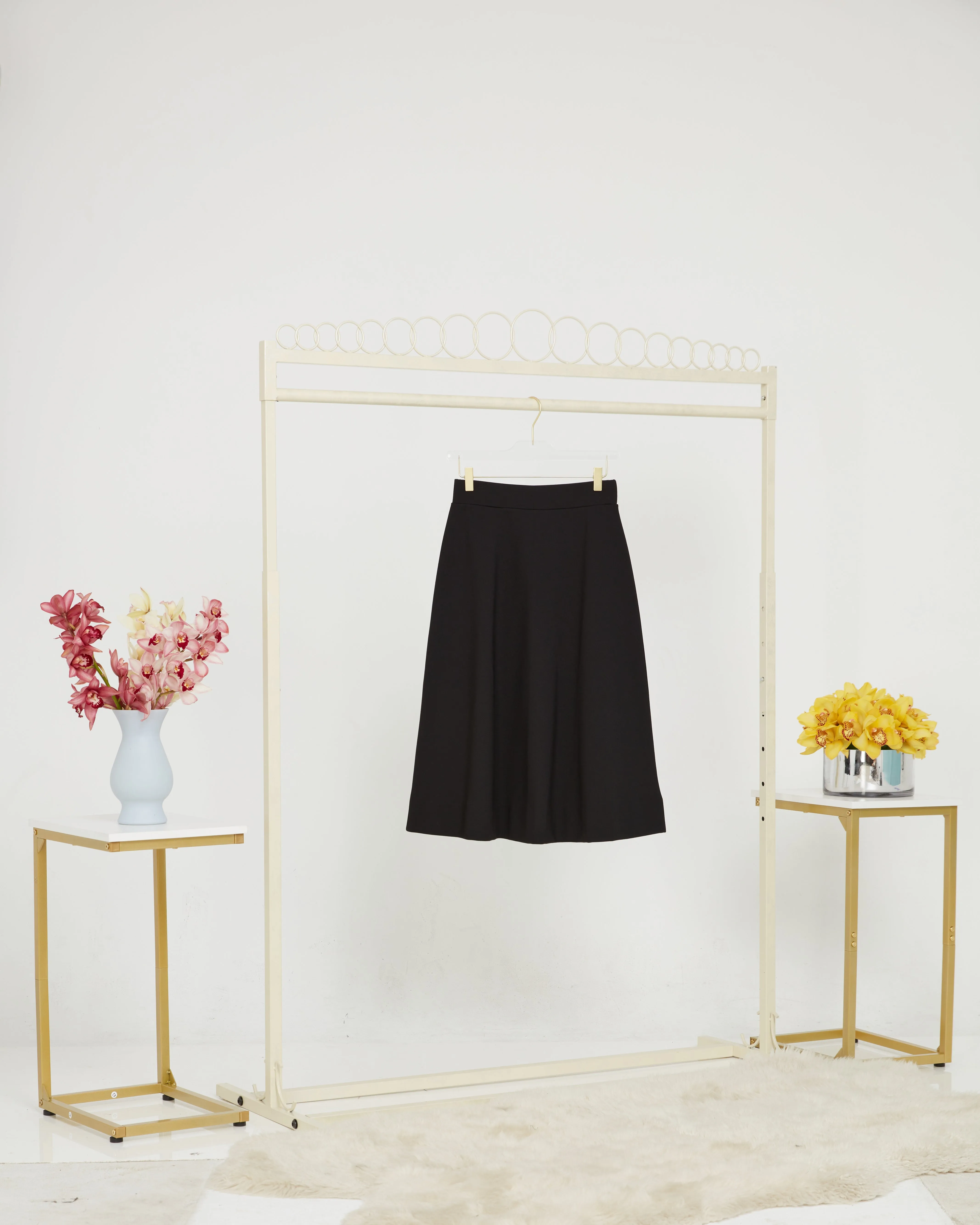 Wear & Flair Classic Heavyweight  Stretchy A-Line Skirt