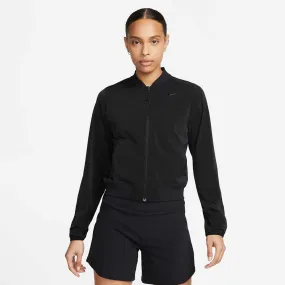 Women's Nike Dri-Fit Bliss Bomber Jacket - Black