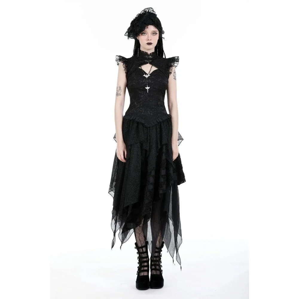 Women's Punk Irregular Layered Skirt