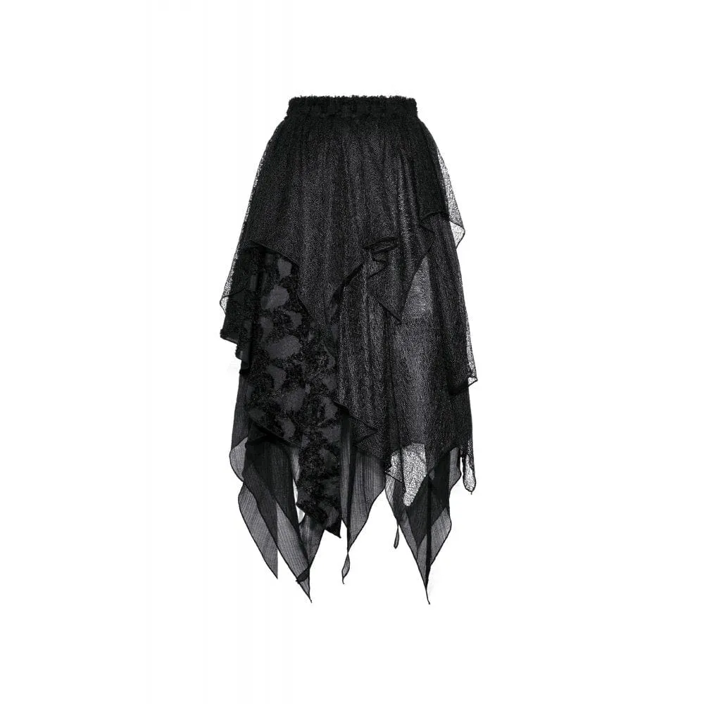 Women's Punk Irregular Layered Skirt