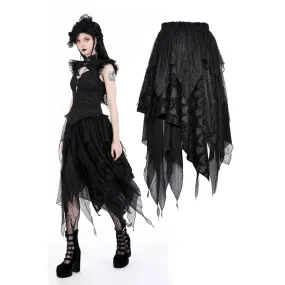 Women's Punk Irregular Layered Skirt