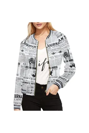 Women's Suffrage Bomber Jacket for Women