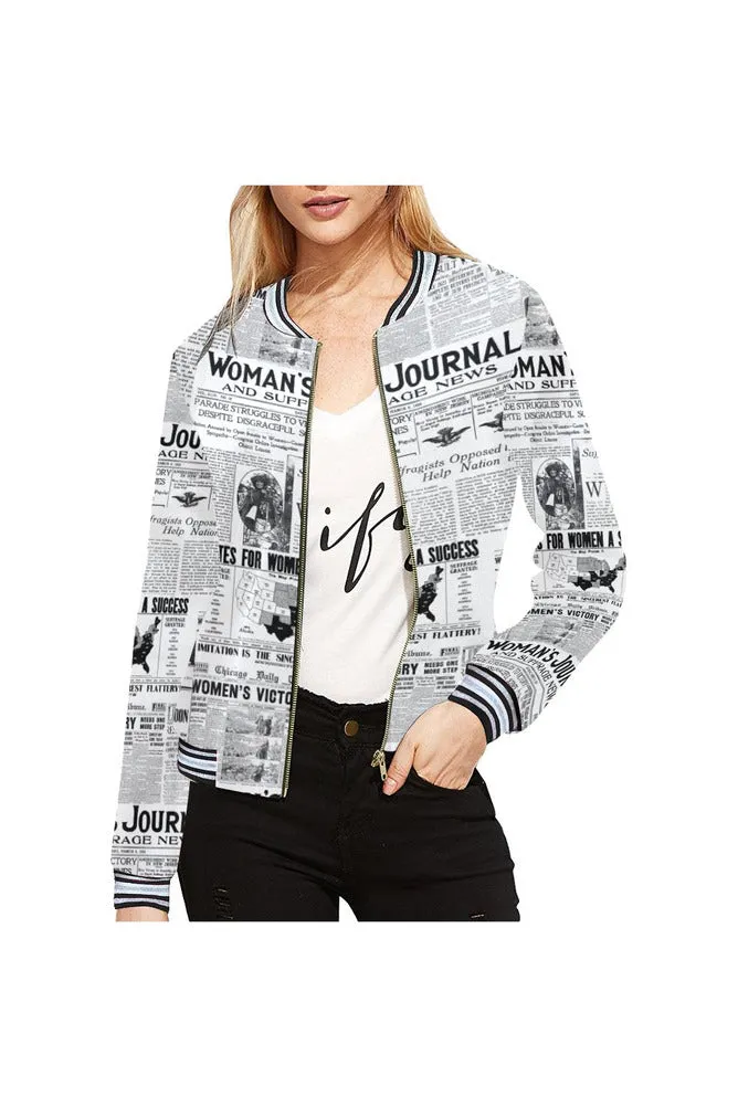 Women's Suffrage Bomber Jacket for Women