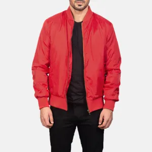 Zack Red Bomber Jacket